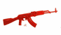 Red Training Gun AK47