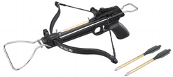 80 lb Pistol Hunting Crossbow bow + 15 Bolts / Arrows + 2 Strings