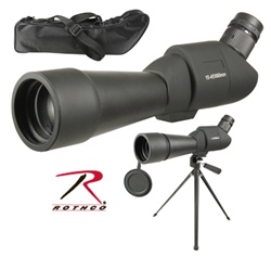 ROTHCO SPOTTING SCOPE / 15-45 X 60 - BLACK