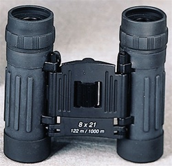 %COMPACT BINOCULARS / 8 X 21 - BLACK