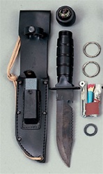 ROTHCO SURVIVAL KIT KNIFE - BLACK