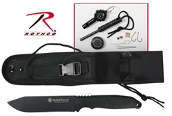 S&W EXTRACTION & EVASION KNIFE & SURVIVAL KIT