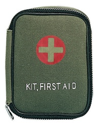 ROTHCO MILITARY ZIPPER FIRST AID KIT - OD