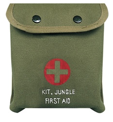 ROTHCO M-1 JUNGLE FIRST AID KIT - OLIVE DRAB