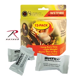 WETFIRE - FIRE STARTING TINDER / 12 PACK