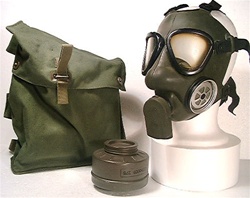 Swedish (M51 GasMask) SKYDDSMASK-51 Gas Mask and Filter - M-51