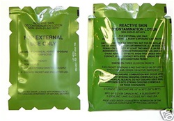 U.S. Army Issue Reactive Skin Decontamination Lotion (RSDL)