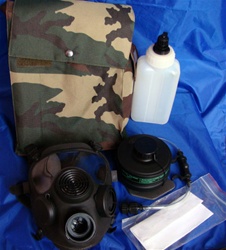 Unissued Polish Military MP5 Gas Mask and NBC Filter Army Kit - New!!!