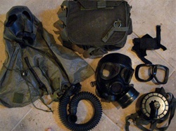 U.S. Army Surplus M42A1 Armored Vehicle Protective Gas Mask