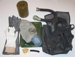 Soviet GP-5 Gas Mask and Chemical Kit