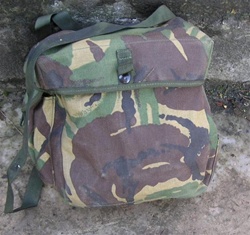 British Army DPM Woodland Camo S10 Gas Mask Carrier Haversack