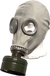 Soviet Civilian GP-5 Gas Mask and Canister