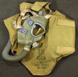 U.S. ARMY M2A2 Service Gas Mask and Carrier