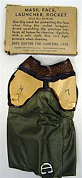 WW ll U.S. Army Rocket Launcher Mask