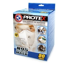 Respiratory H1N1 Virus ProteX N95 Respirator Protection Mask - DicksArmySurplus.com