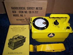 U.S. Civilian Defense Radiological Survey Meter CD V-717 Model 1