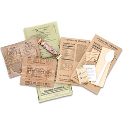 MRE Meals Ready To Eat - 10 full 818 calorie meals including heater