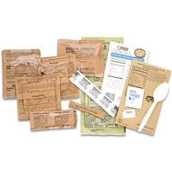 MRE Meals Ready To Eat - 12 full 1180 calorie meals including heater