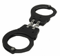 Aluminum Handcuffs,Hinge, Black