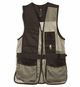 Broken Birds Shooting Vest - Black/Tan -  Large