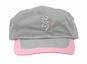 Buckmark Cap - Gray/Pink