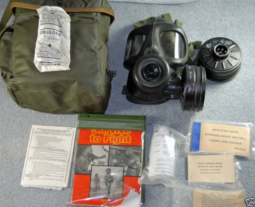 British Army S6 Respirator NBC Gas Mask anf Filter