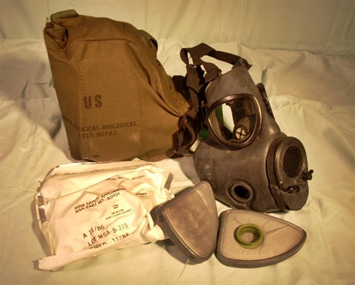 black gas mask filters m17 nerve agent