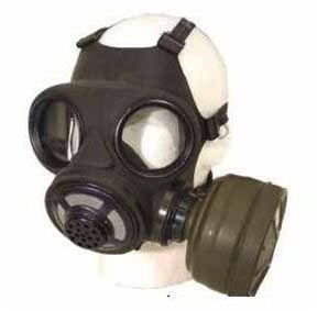 Canadian Military Chemical Biological C3 Gas Mask and Filter - 40mm Filter